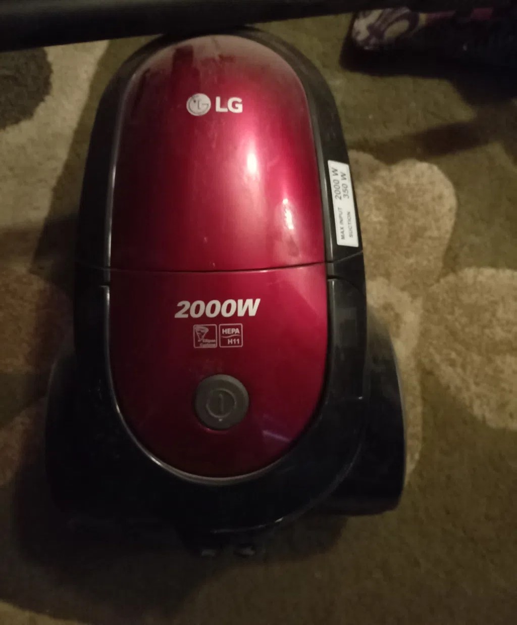 مكنسه ⁦⁦LG⁩⁩ ⁦⁦2000⁩⁩ وات