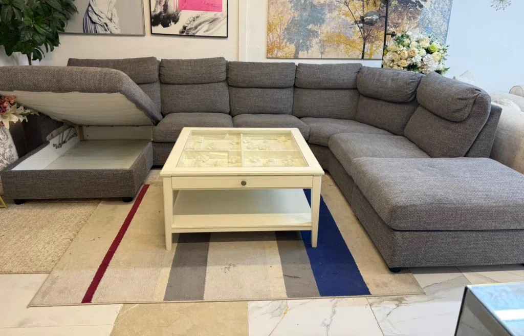 luxurious l shape sofa set