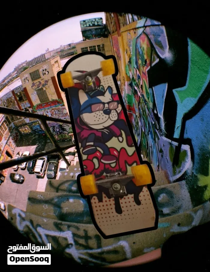 لوح تزلج احترافي برسمة عصرية