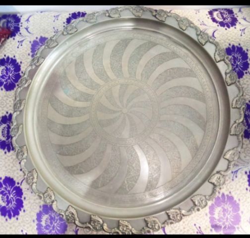 بيع صينية فضة أصلية