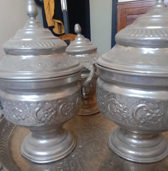 صواني بالربايع ديالهم فضة