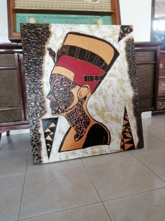 لوحة فنية بتقنيات مختلطة