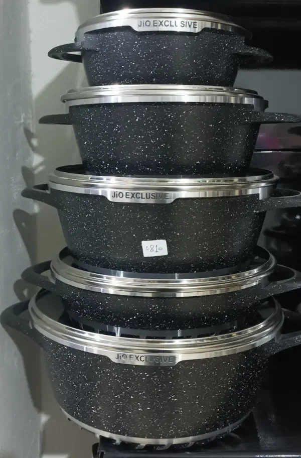 طقم طناجر غرانيت