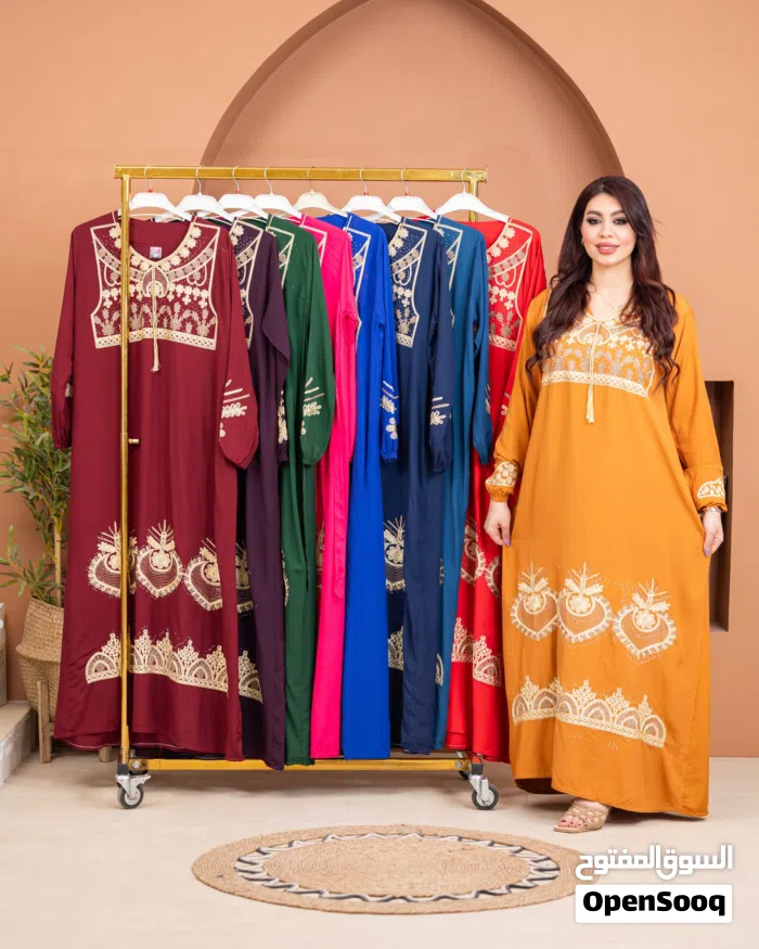 دشداشة نسائي خامة كشمير مراسي مصري شرط الفحص