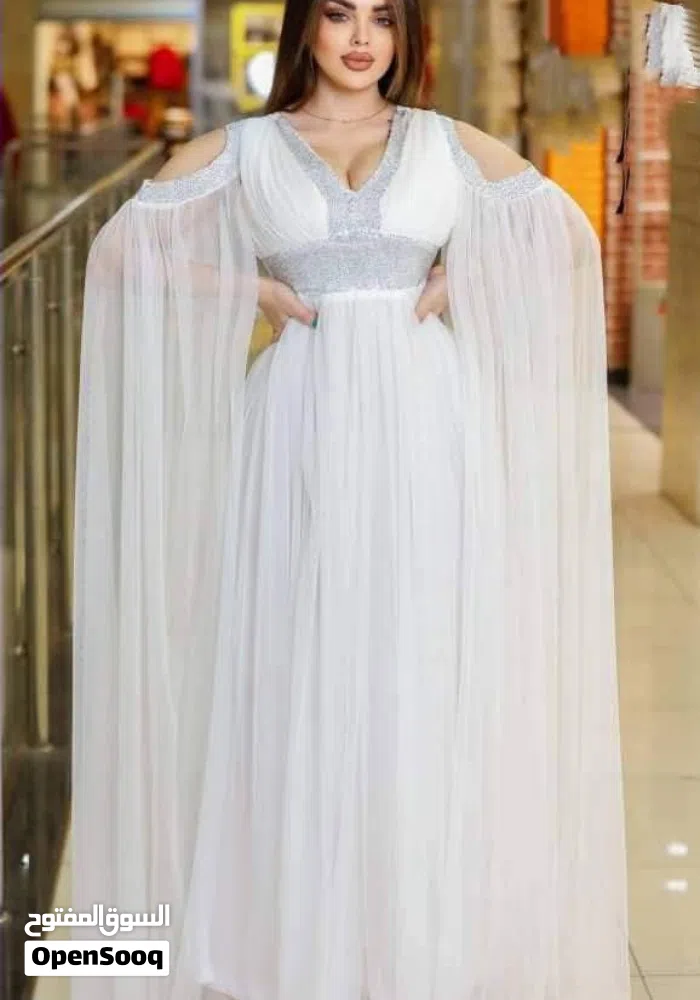 فستان عقد ملبوس ع كد العقد