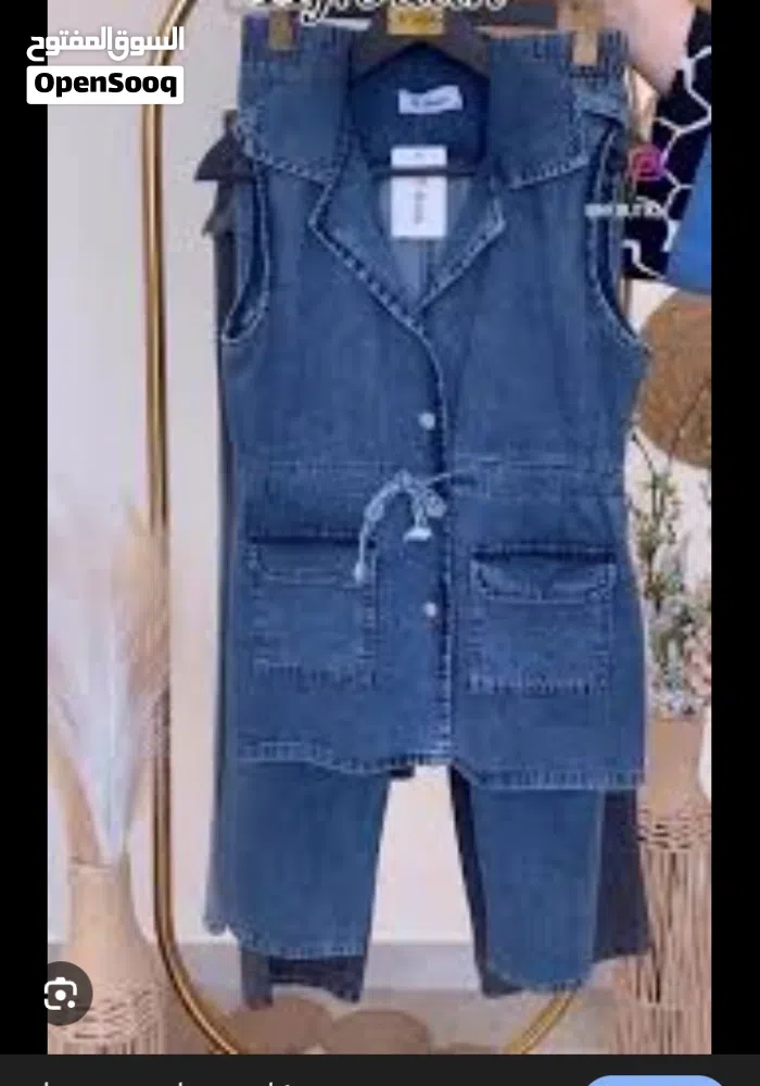 طقم نسائي بعده بليبل جديد.وعلامته بي ب ⁦⁦35⁩⁩