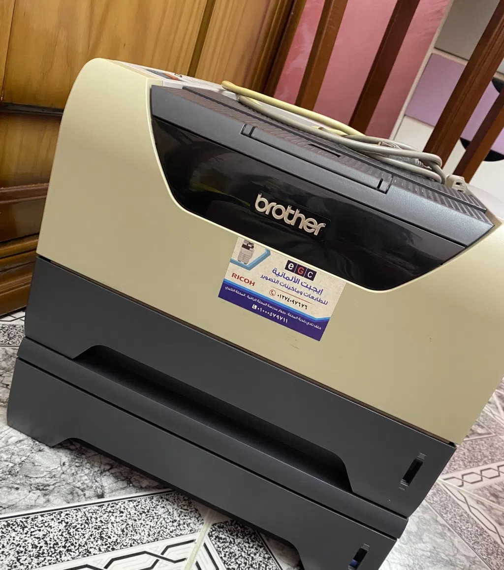 طابعة ليزر ⁦⁦Brother⁩⁩ بحالة ممتازة