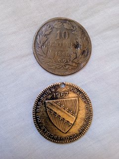 قطع برونزية بالكويت (1865م)