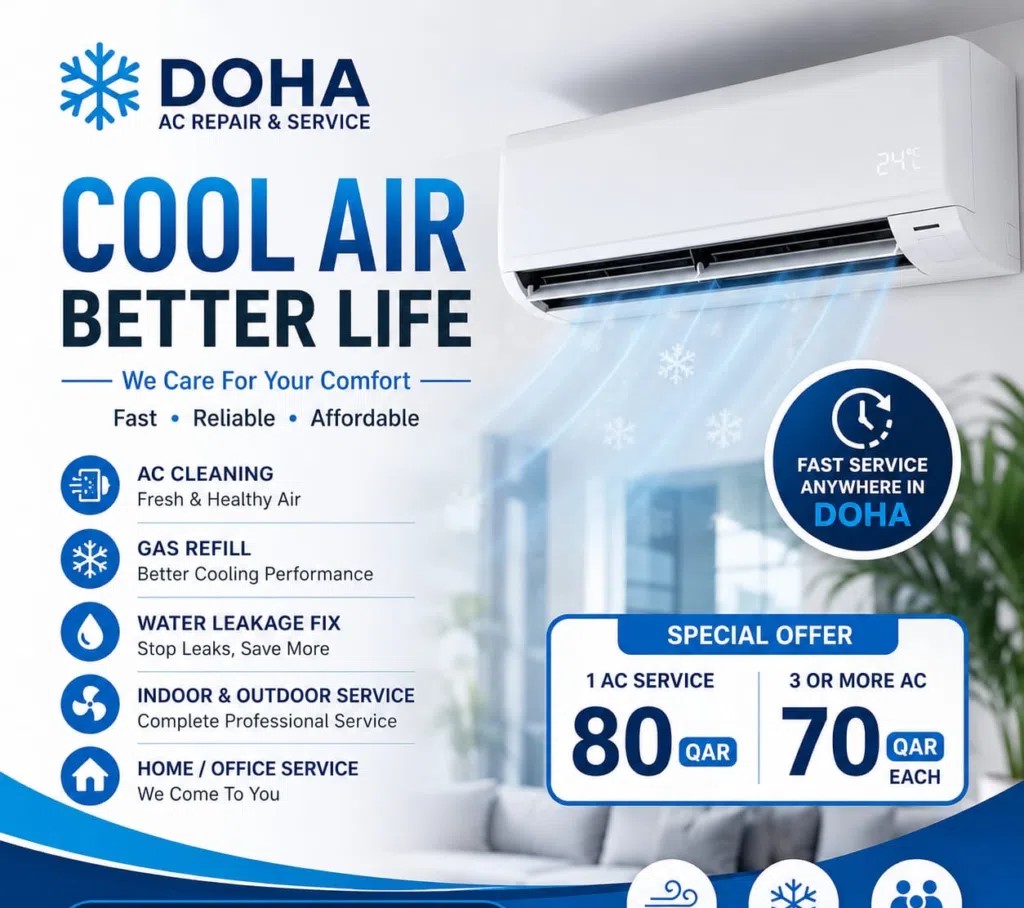 Doha Ac repair & service In Um Slal