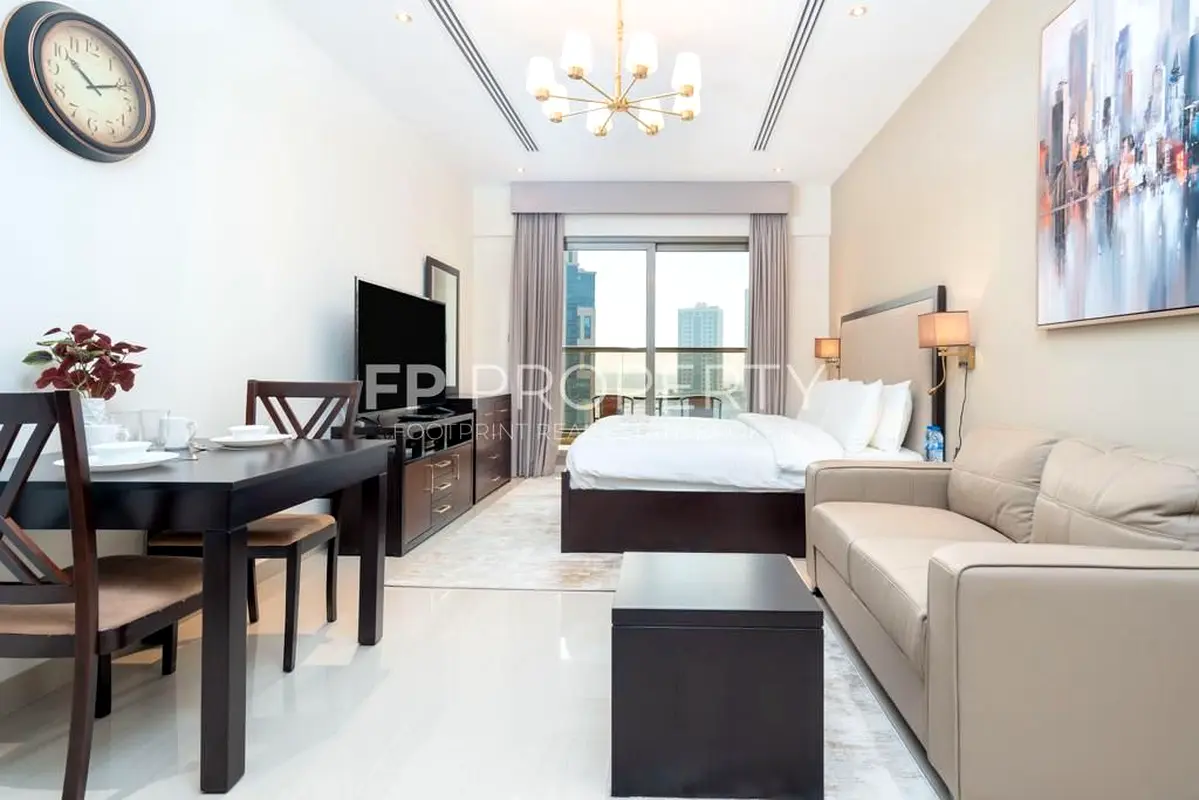 Fully Furnished Studio | Steps from Burj Khalifa
