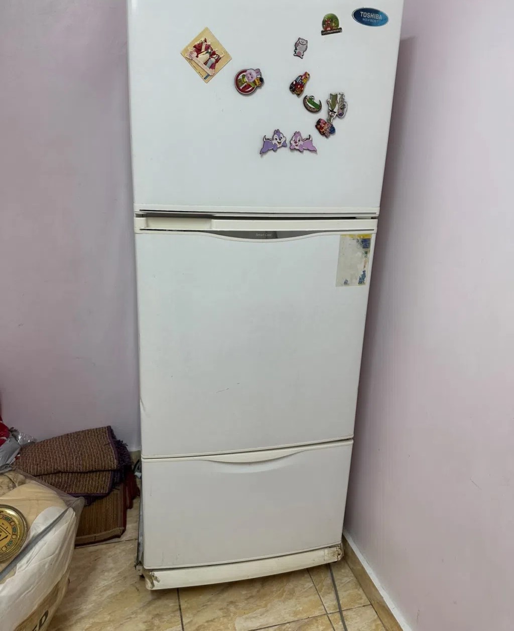 ثلاجة توشيبا ⁦⁦3⁩⁩ درج نوفروست ⁦⁦16⁩⁩ قدم للبيع الإسكندرية