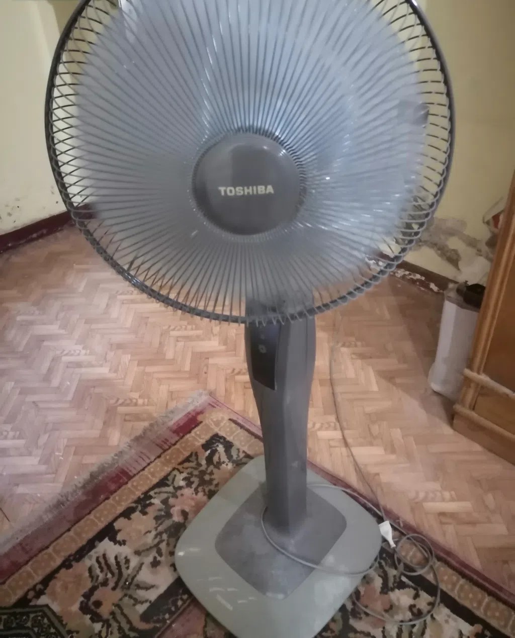 مروحة توشيبا استاند ⁦⁦16⁩⁩ بوصة بالريموت ياباني  للبيع في القاهرة