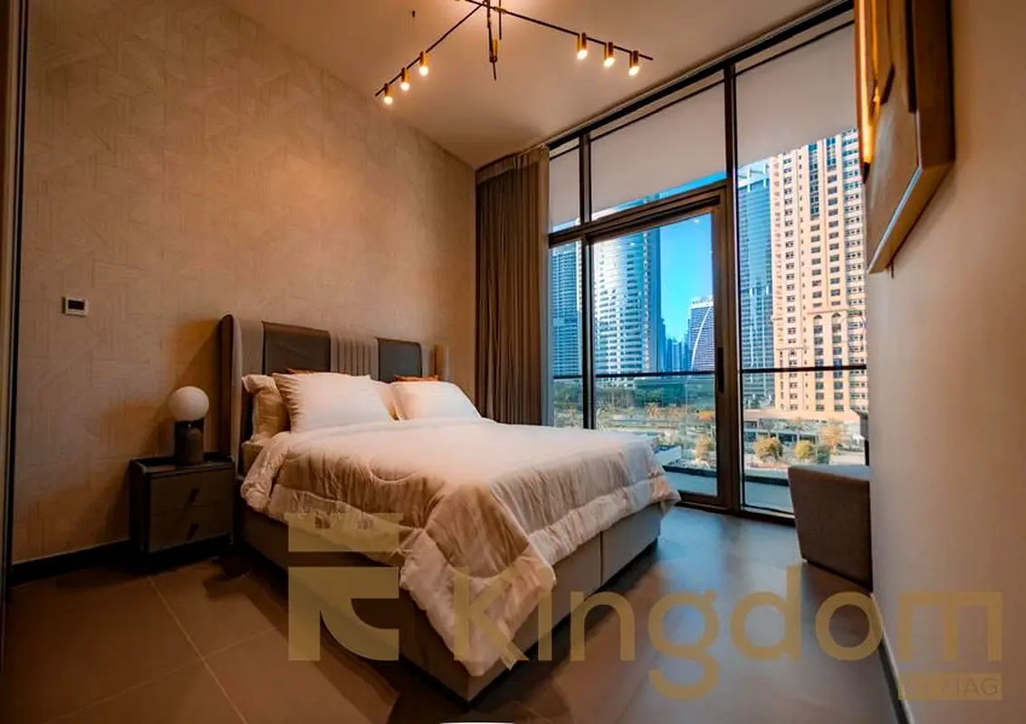 شقة مفروشة بغرفة نوم واحدة | MBL Royal JLT | إطلالات على المارينا والمدينة فى دبى