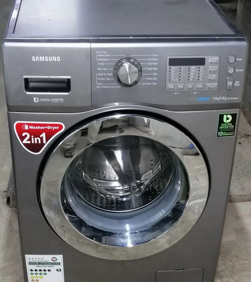 Samsung eco bubble 7 kg/5kg للبيع الشارقة