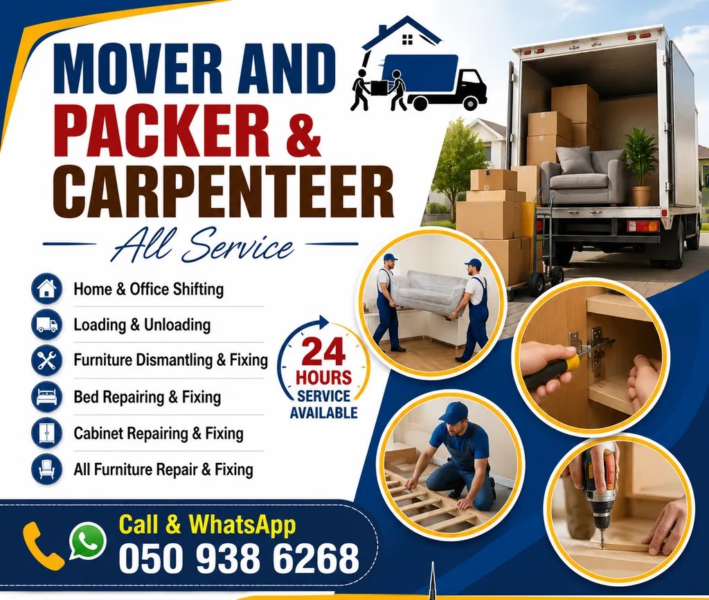 mover and packer عجمان