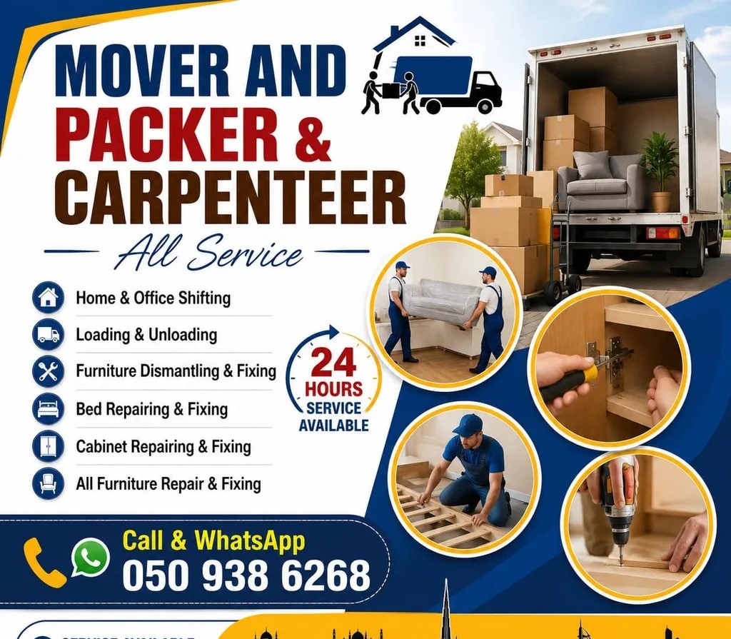 mover packer and delivery serviceعجمان